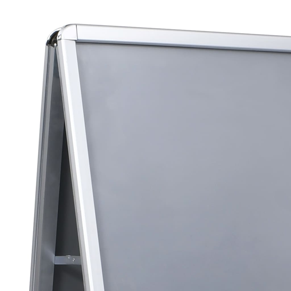 vidaXL A1 Customer Stopper Poster Stand Aluminium
