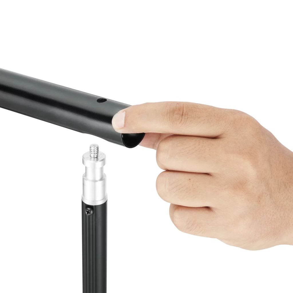 vidaXL Photo Backdrop Support System 600x300 cm Black