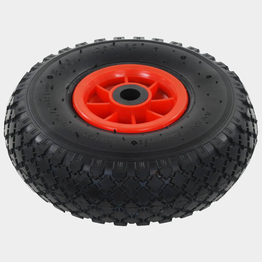 vidaXL Sack Truck Wheels 4 pcs Rubber 3.00-4 (260x85)