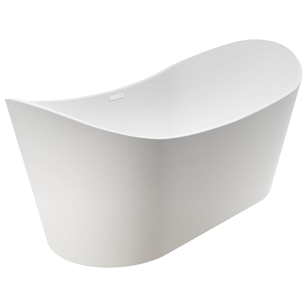 vidaXL Freestanding Bathtub and Faucet 204 L 99,5 cm Gold