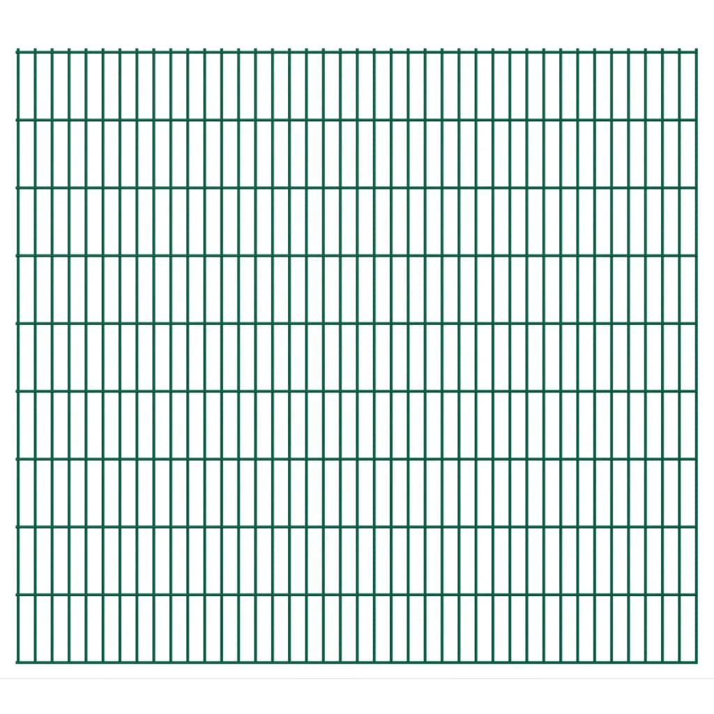 

2D Garden Fence Panels 2.008x1.83 m 38 m (Total Length) Green