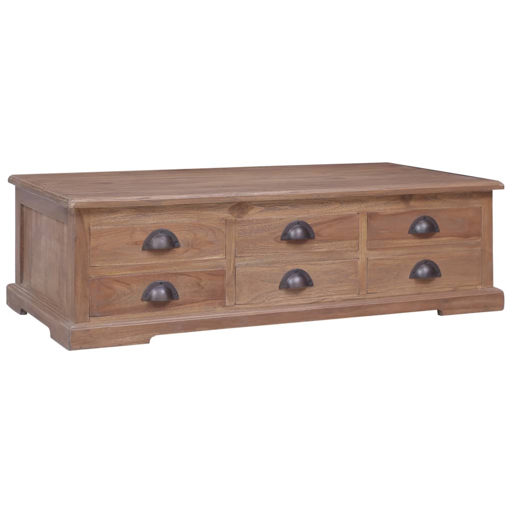 Coffee Table 100x50x30 cm Solid Teak Wood