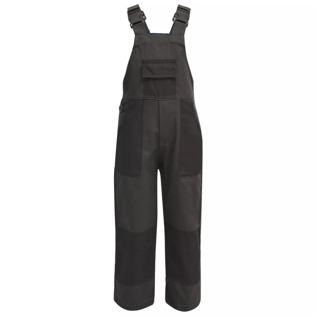 Kids Bib Overalls Size 98/104 Grey