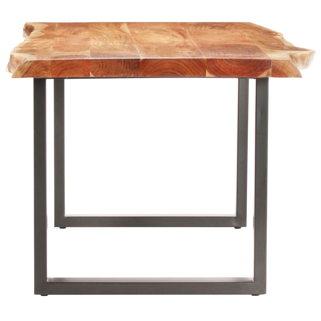 Live Edge Table Solid Acacia Wood 180 cm 6 cm