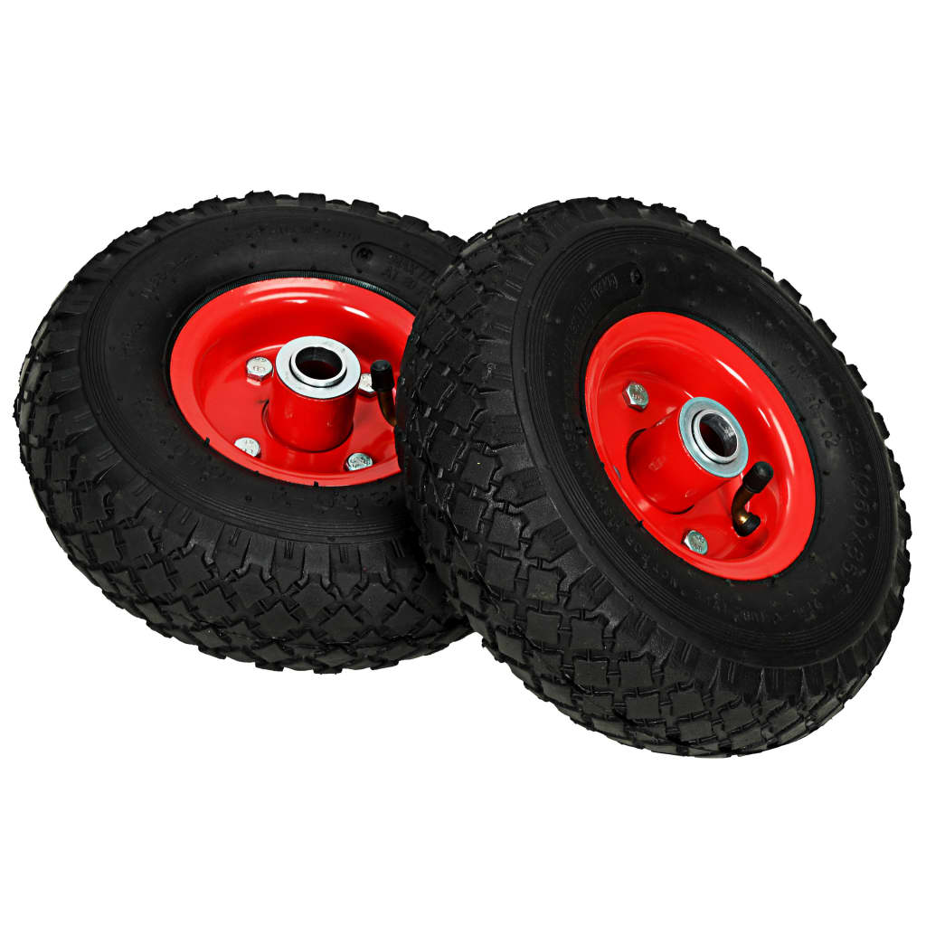 Sack Truck Wheels 2 pcs Rubber 3.00-4 (260x85)