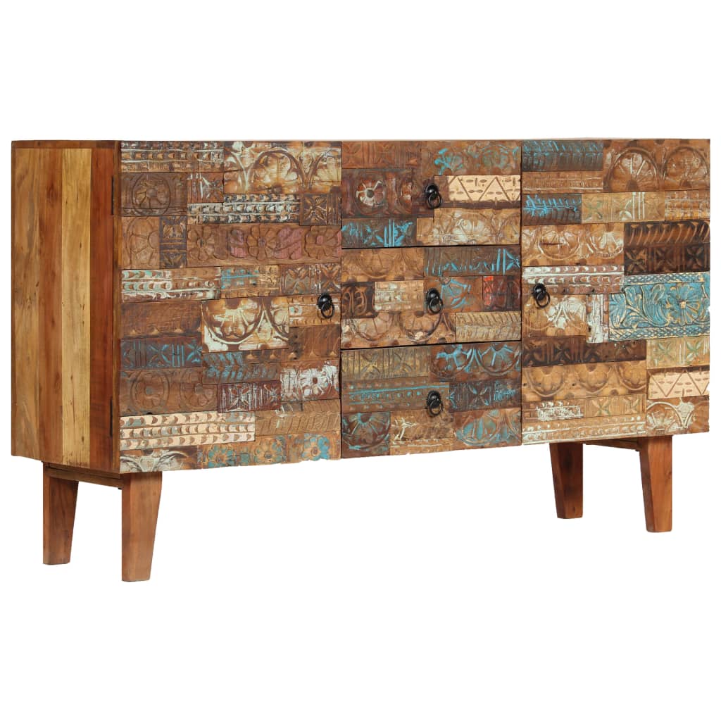 Sideboard Solid Reclaimed Wood 140x40x80 cm