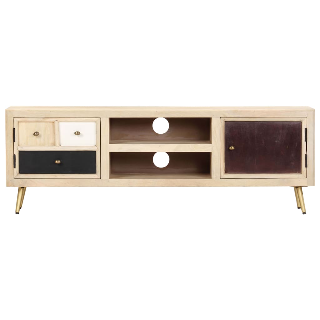 TV Cabinet 120x30x40 Cm Solid Mango Wood 14 TV Cabinet 120x30x40 cm Solid Mango Wood