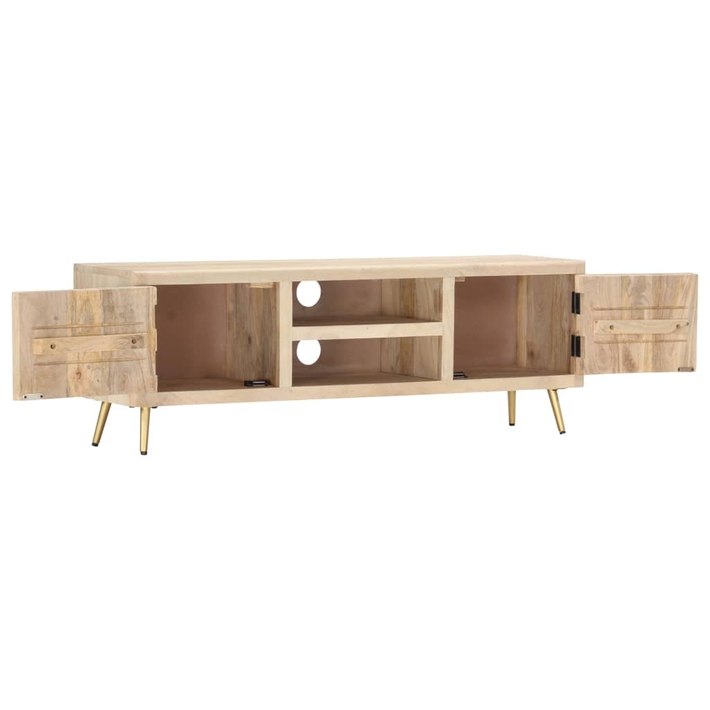 TV Cabinet 120x30x40 Cm Solid Mango Wood 15 TV Cabinet 120x30x40 cm Solid Mango Wood