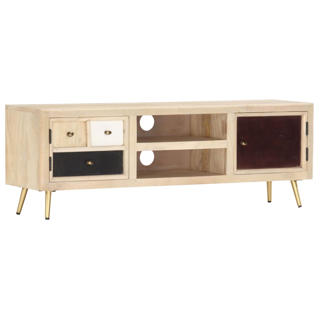 TV Cabinet 120x30x40 Cm Solid Mango Wood 20 TV Cabinet 120x30x40 cm Solid Mango Wood
