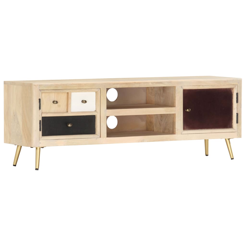 TV Cabinet 120x30x40 Cm Solid Mango Wood 21 TV Cabinet 120x30x40 cm Solid Mango Wood