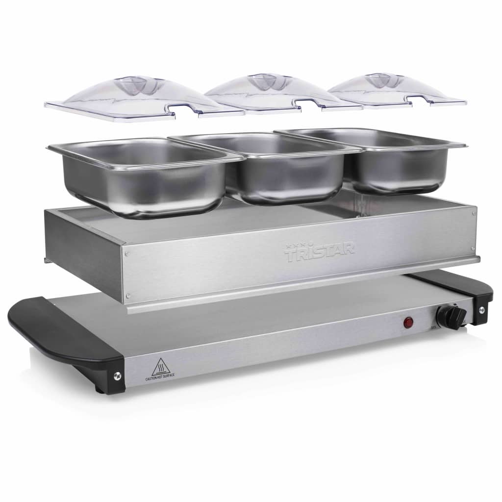 Tristar Buffet Server 200 W 4.2 L Stainless Steel Sliver