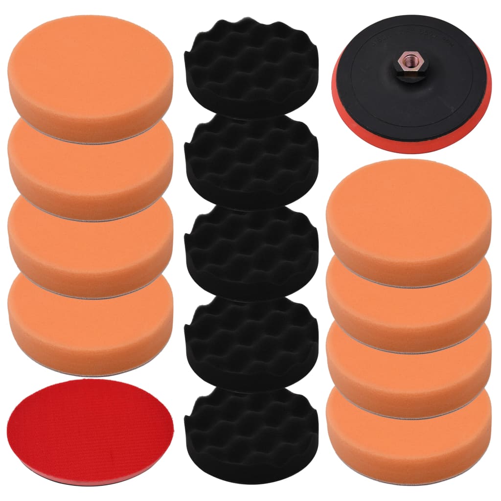 14 Piece Polishing Pad Set 150 mm