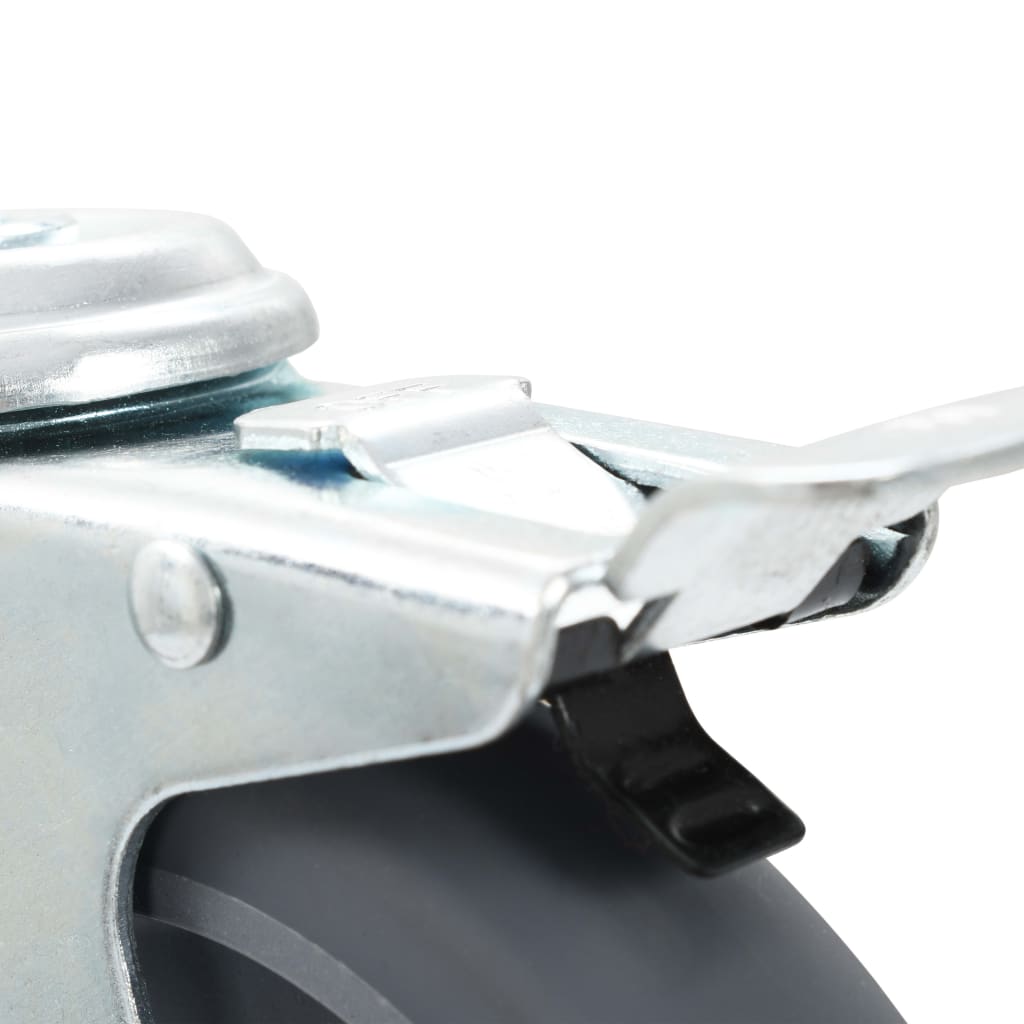 16 pcs Bolt Hole Swivel Casters 125 mm