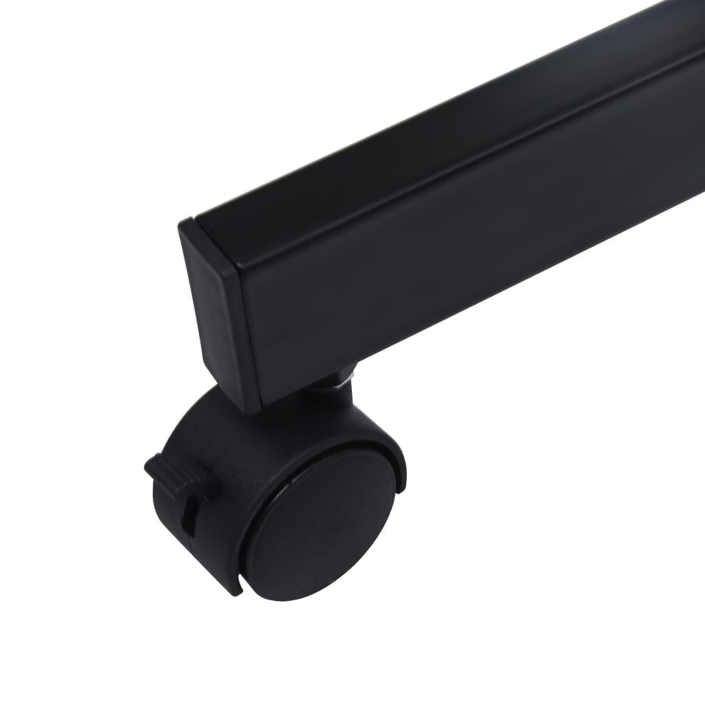 Adjustable Double Motor Pet Hair Dryer Stand Black