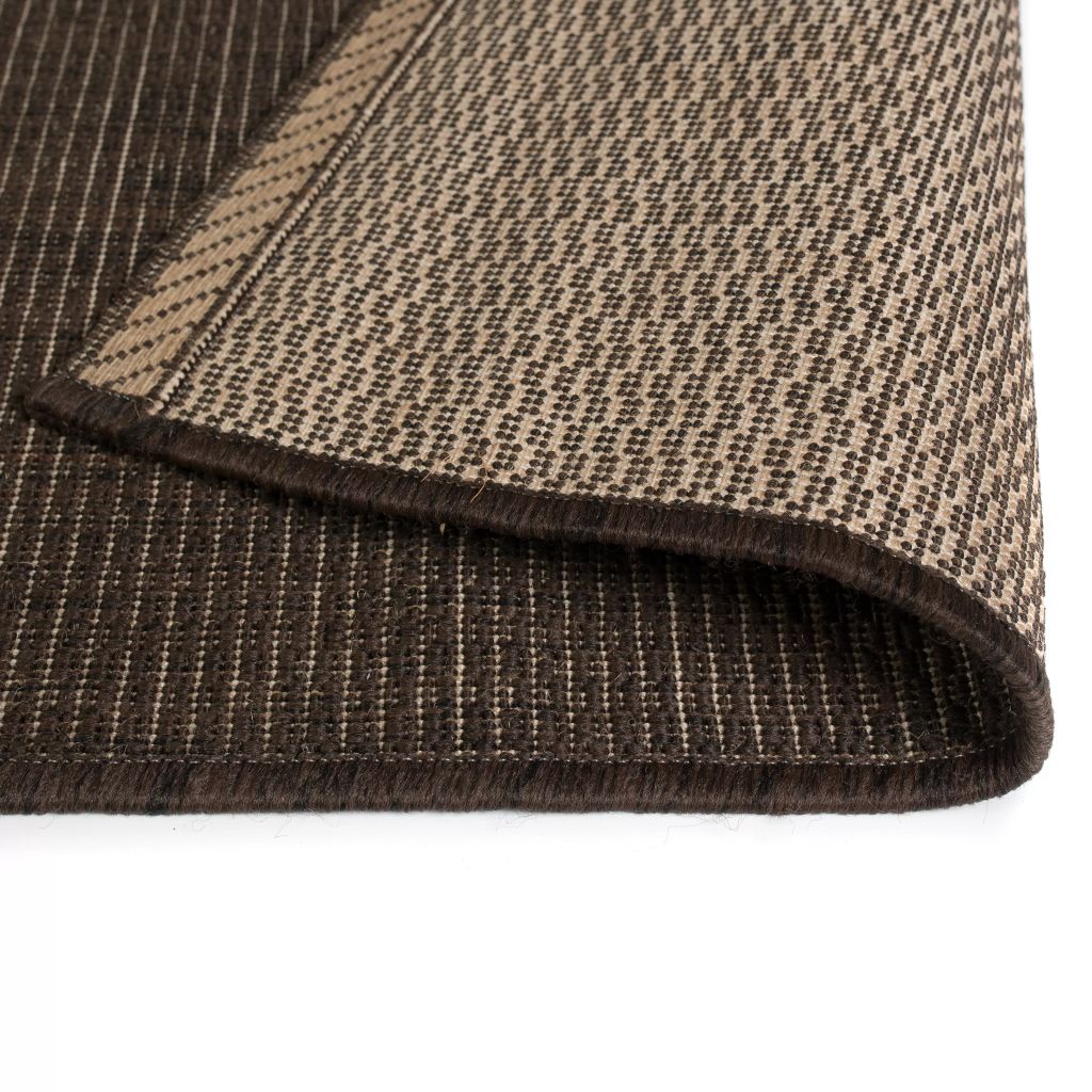 Area Rug Sisal Look Indoor/Outdoor 120x170 cm Brown