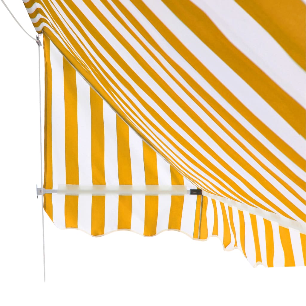 Bistro Awning 250x120 cm Orange and White