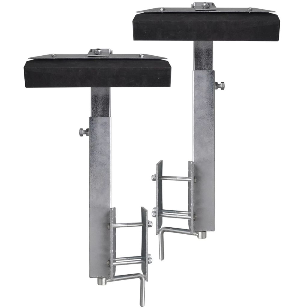 Boat Trailer Solid Bar Bow Support Set Of 2 63 - 88 Cm 15 Boat Trailer Solid Bar Bow Support Set of 2 63 - 88 cm