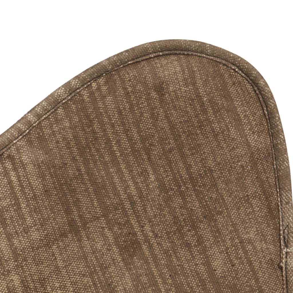 Butterfly Chair Taupe Canvas 12 Butterfly Chair Taupe Canvas