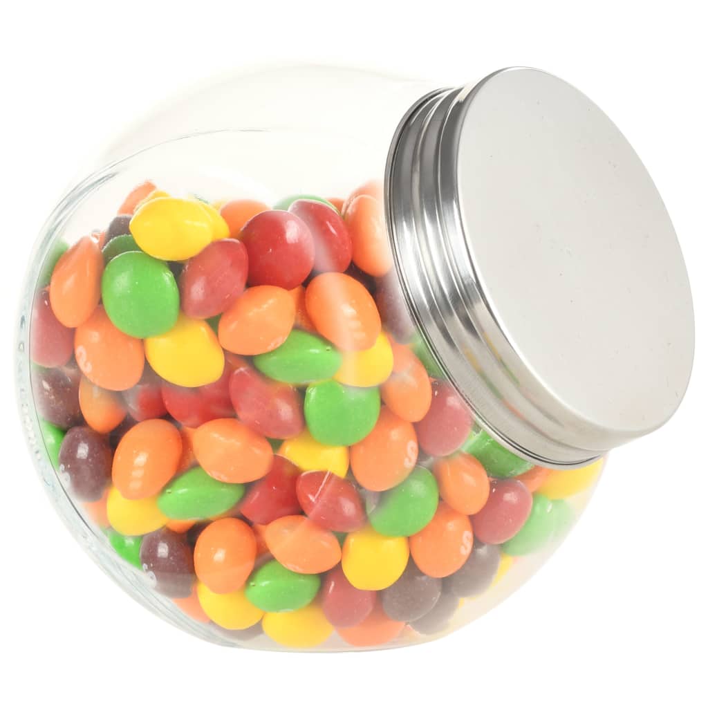 Candy Jars 6 pcs 10.5x8x10.3 cm 480 ml