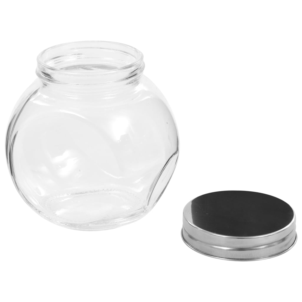 Candy Jars 6 pcs 10.5x8x10.3 cm 480 ml