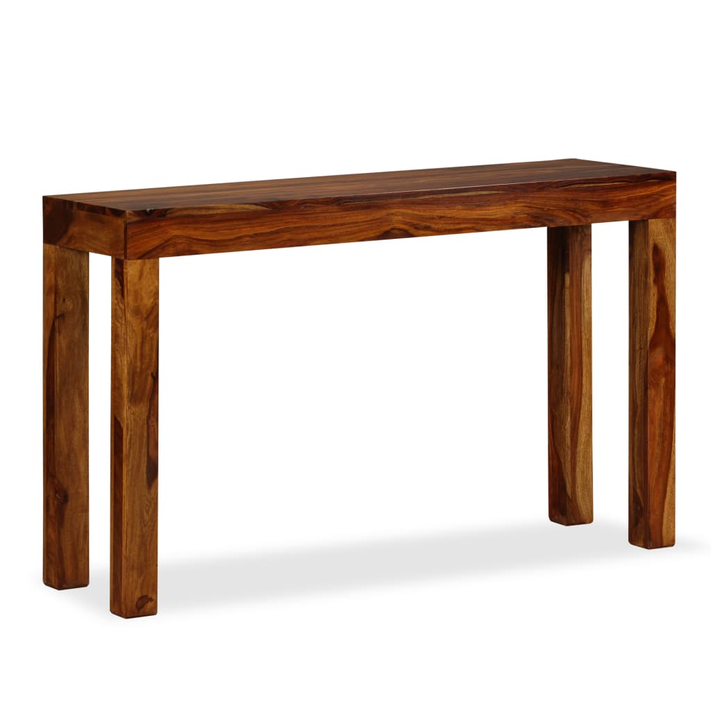 Console Table Solid Sheesham Wood 120x35x75 cm