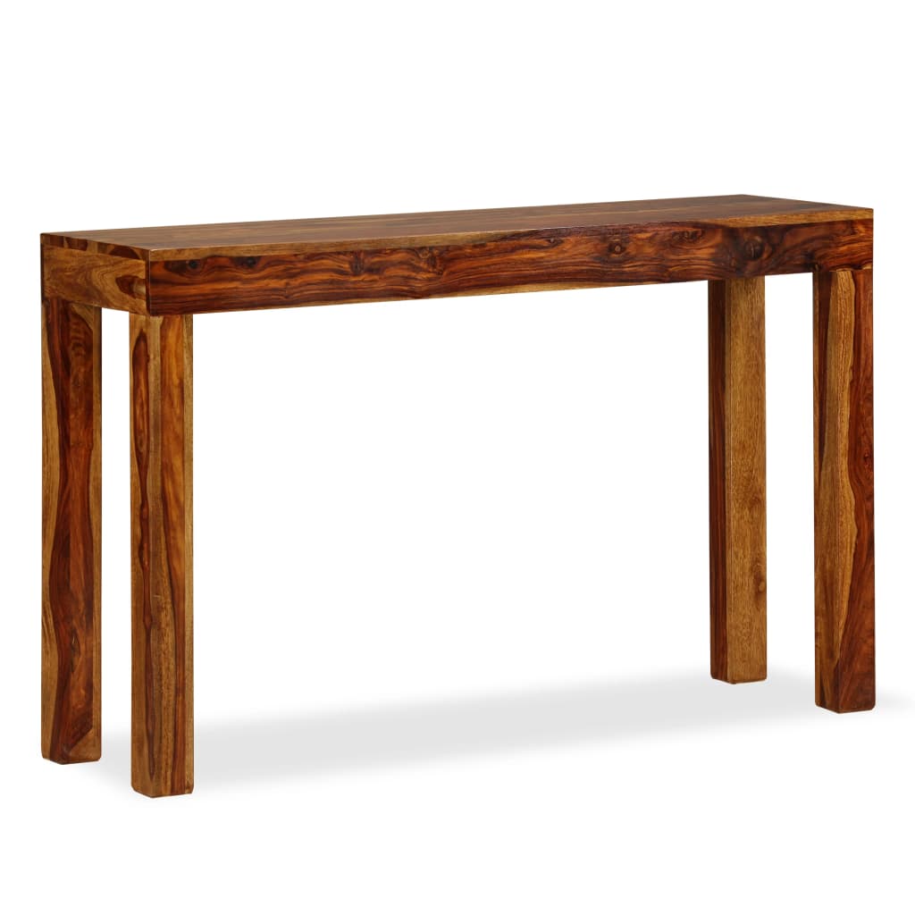 Console Table Solid Sheesham Wood 120x35x75 cm