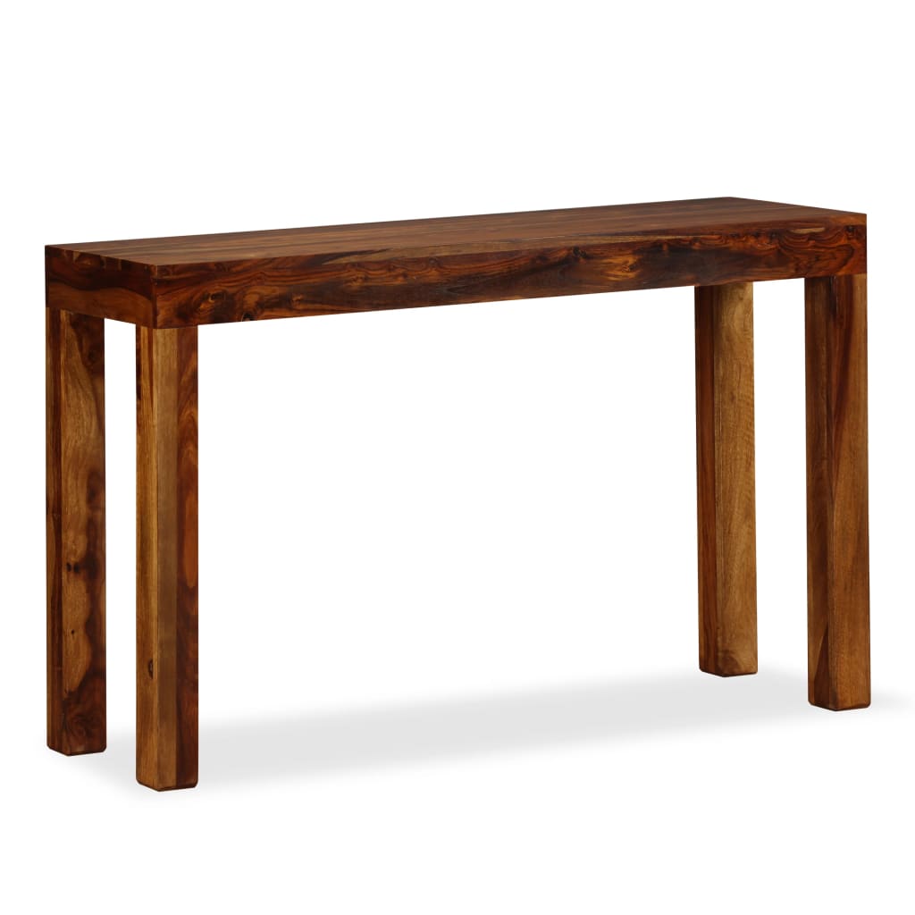 Console Table Solid Sheesham Wood 120x35x75 cm