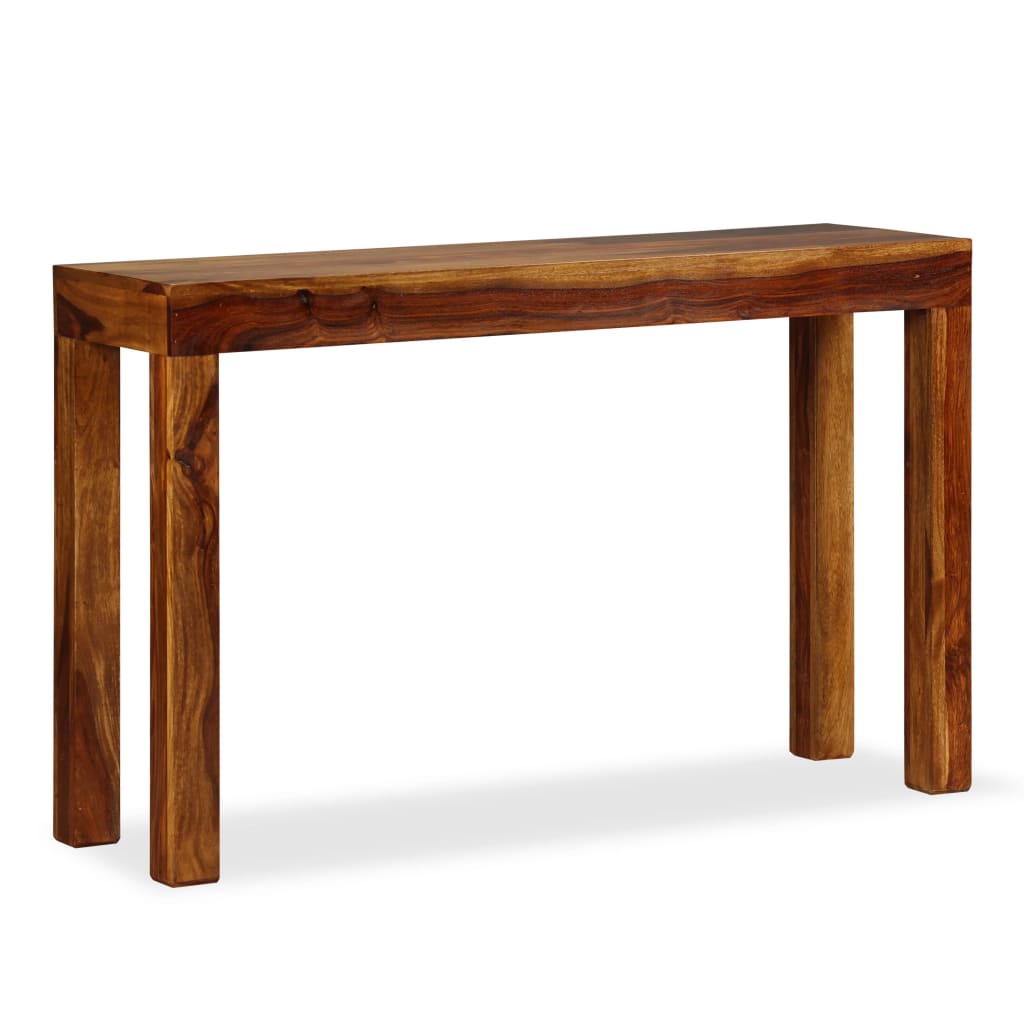 Console Table Solid Sheesham Wood 120x35x75 Cm