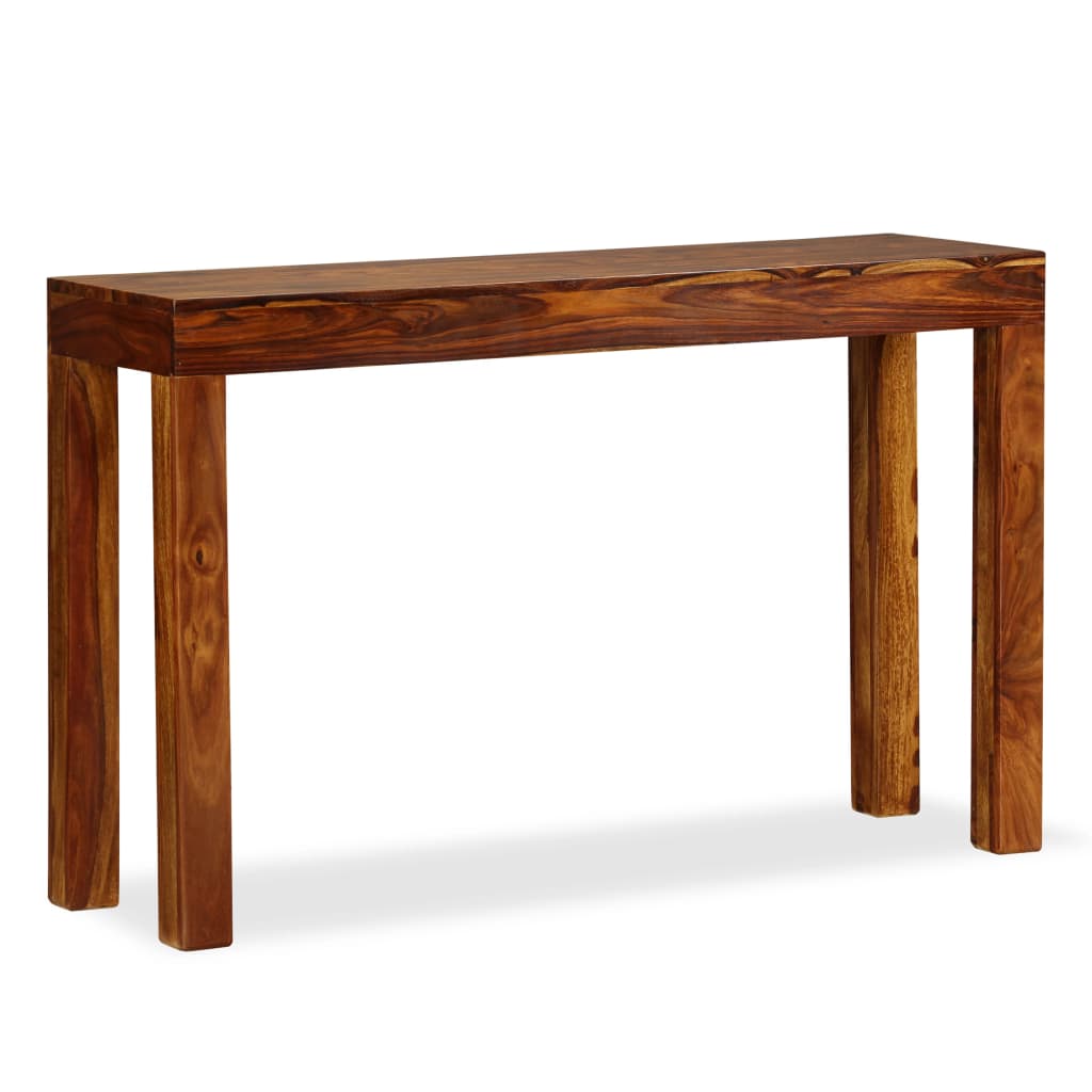 Console Table Solid Sheesham Wood 120x35x75 cm