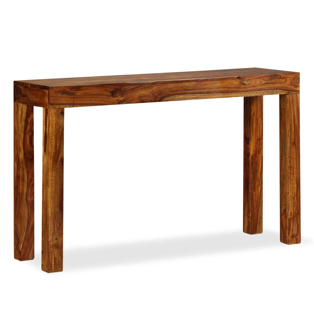 Console Table Solid Sheesham Wood 120x35x75 cm