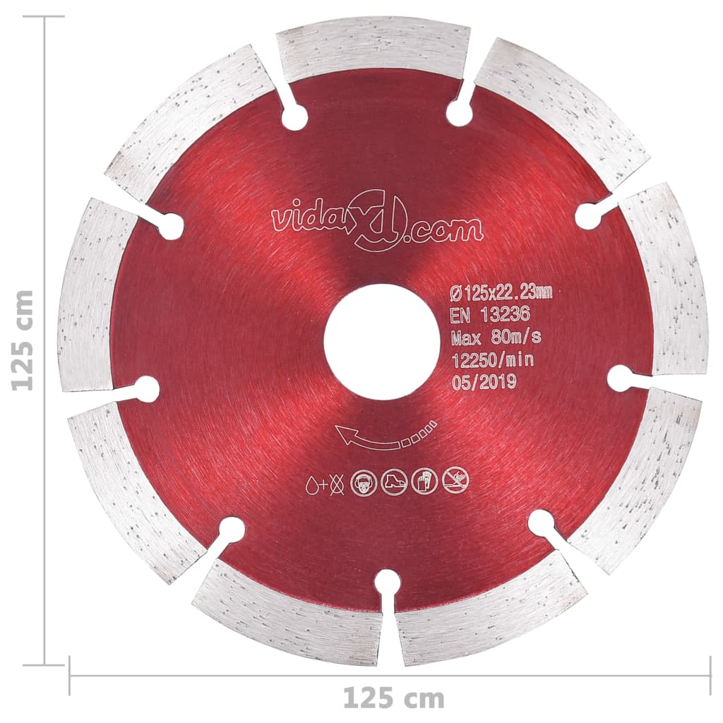 Diamond Cutting Discs 2 pcs Steel 125 mm