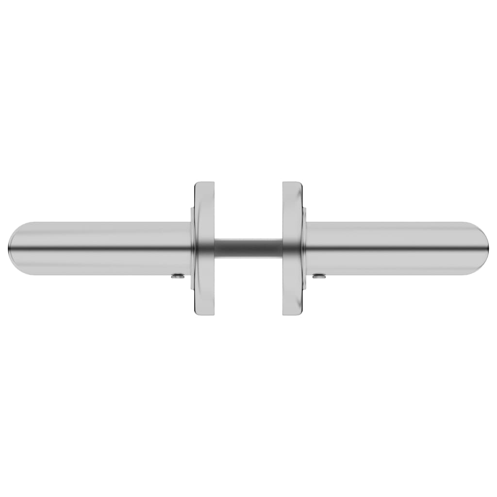 Door Handle Set with PZ Profile Cylinder Stainless Steel