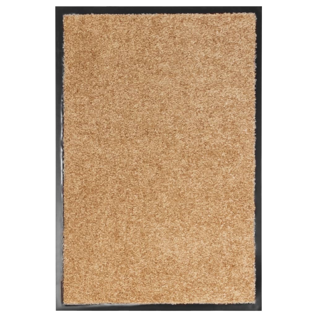 Doormat Washable Cream 40x60 cm