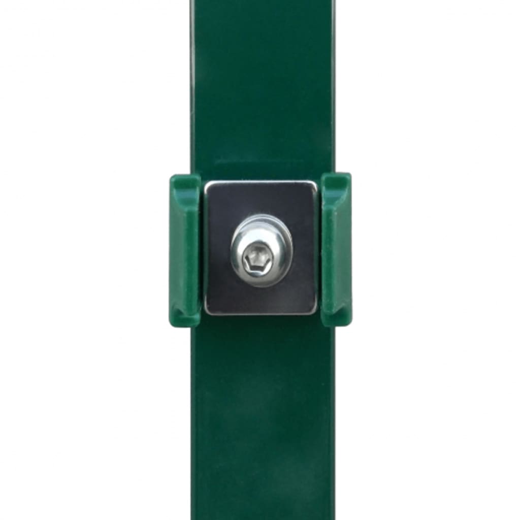 Fence Panel with Posts 6x2 m Green