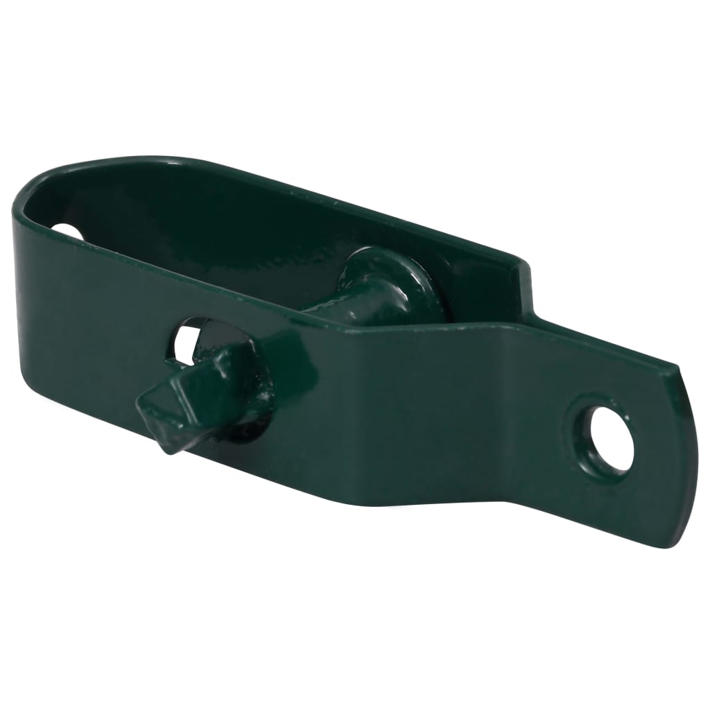 Fence Wire Tensioners 50 pcs 100 mm Steel Green
