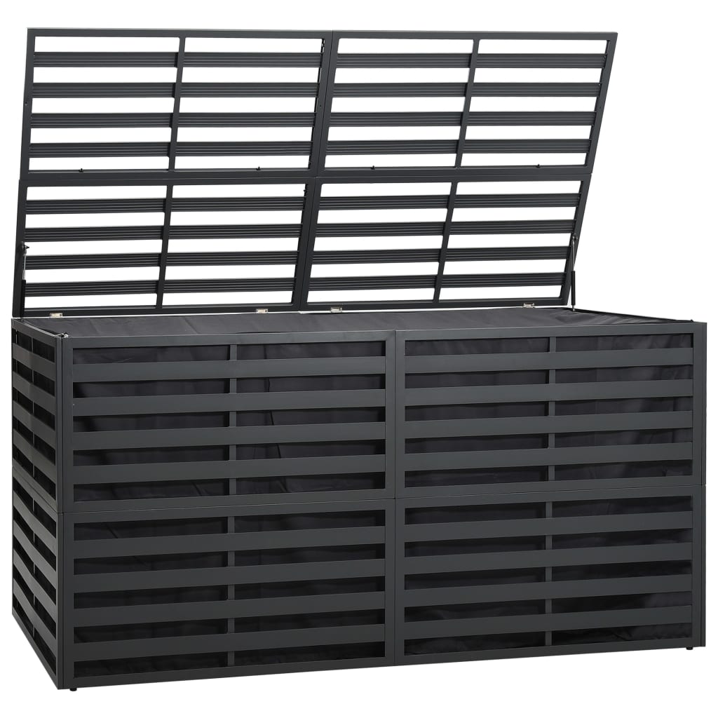 Garden Storage Box Aluminium 200x100x100 cm Anthracite