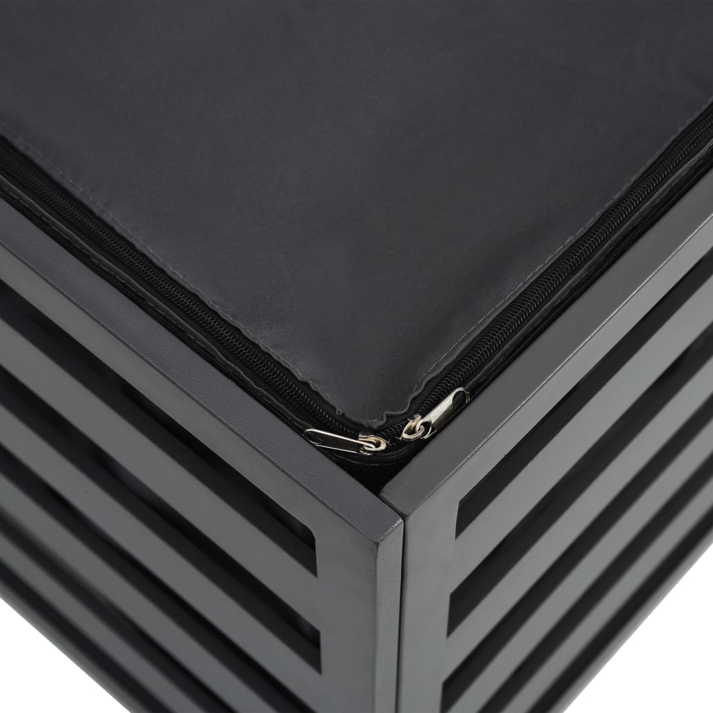 Garden Storage Box Aluminium 200x100x100 cm Anthracite