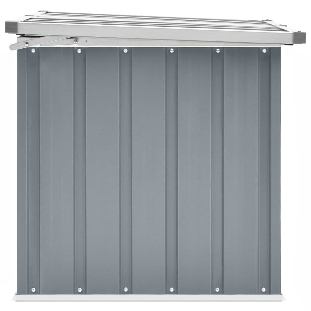 Garden Storage Box Grey 109x67x65 cm