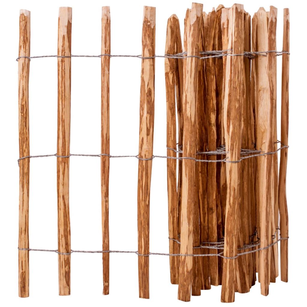 Picket Fence Hazel Wood 90x500 cm