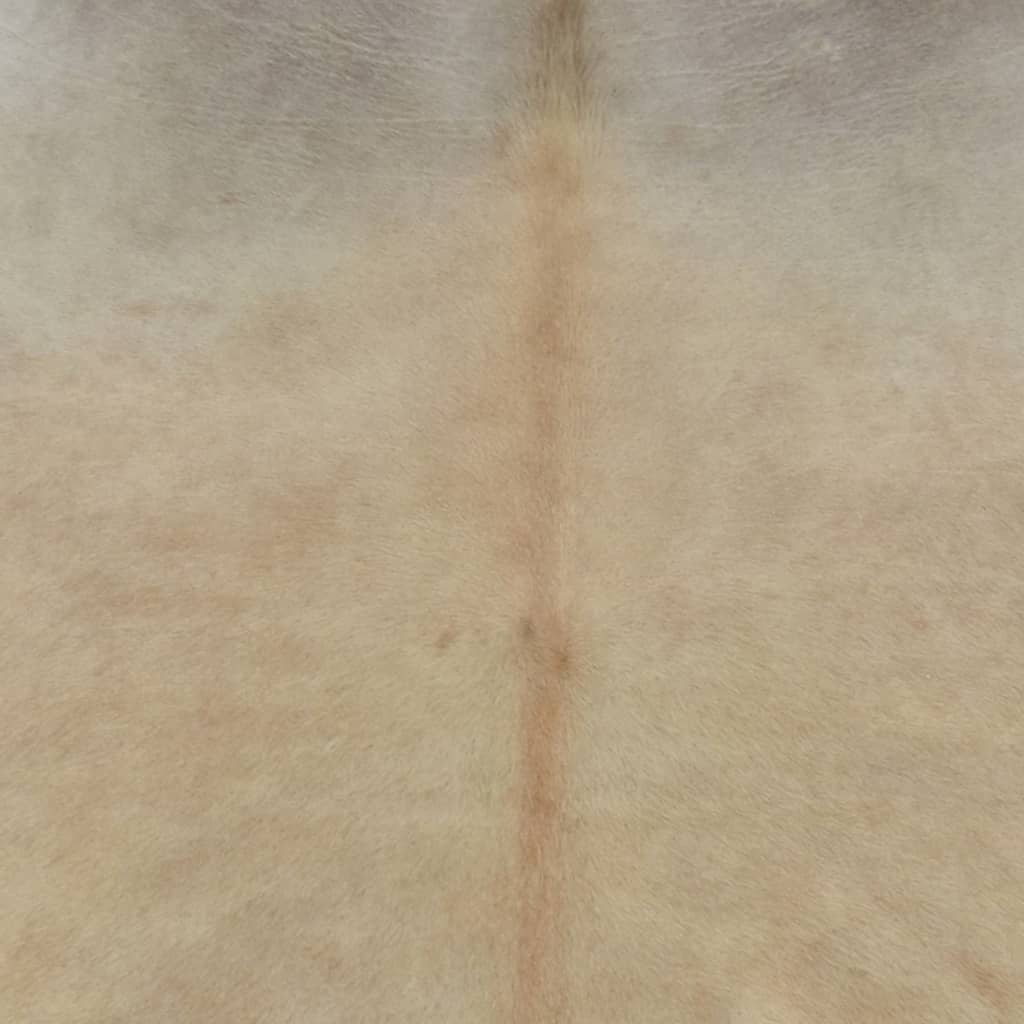 Real Cow Hide Rug 150x170 cm Beige