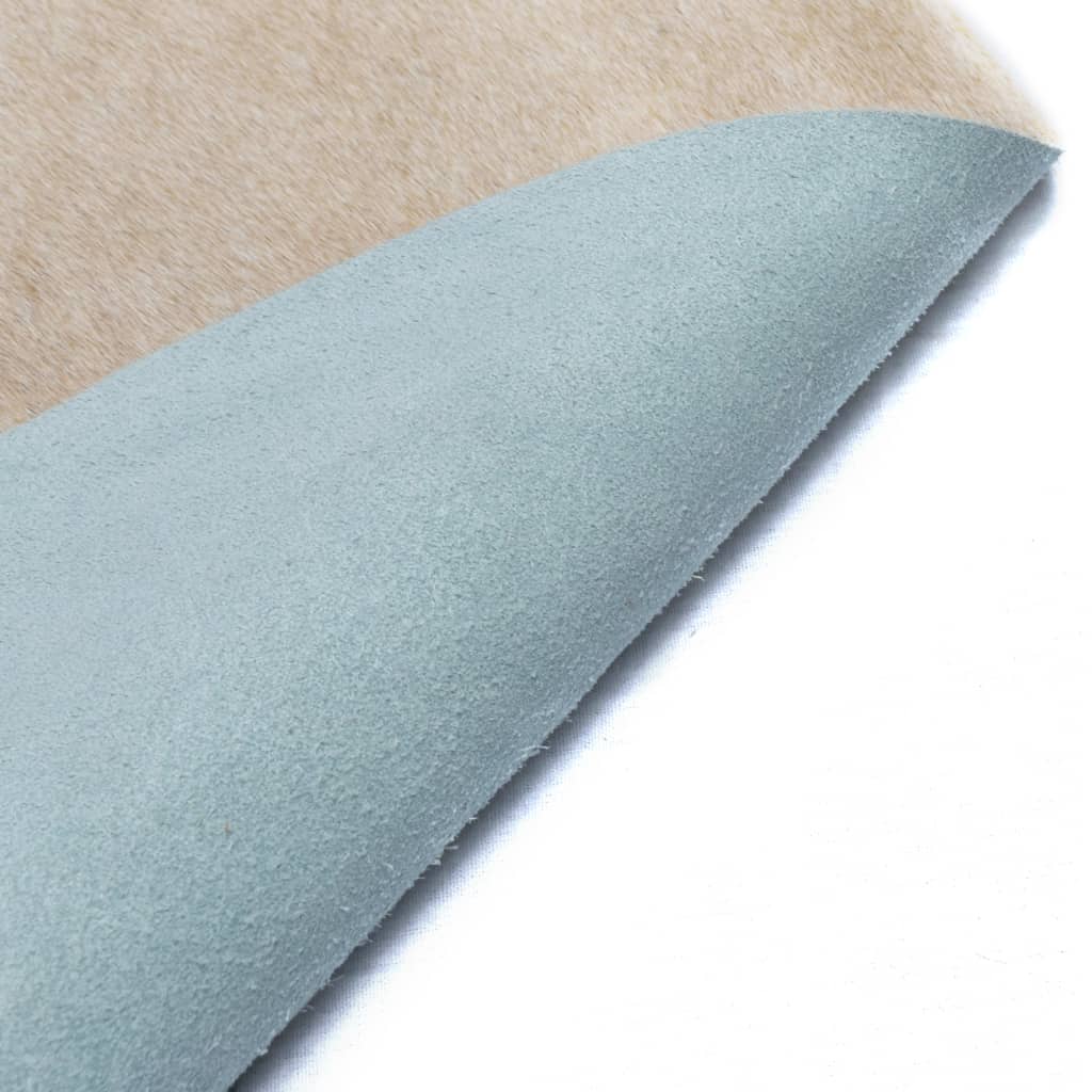 Real Cow Hide Rug 150x170 cm Beige
