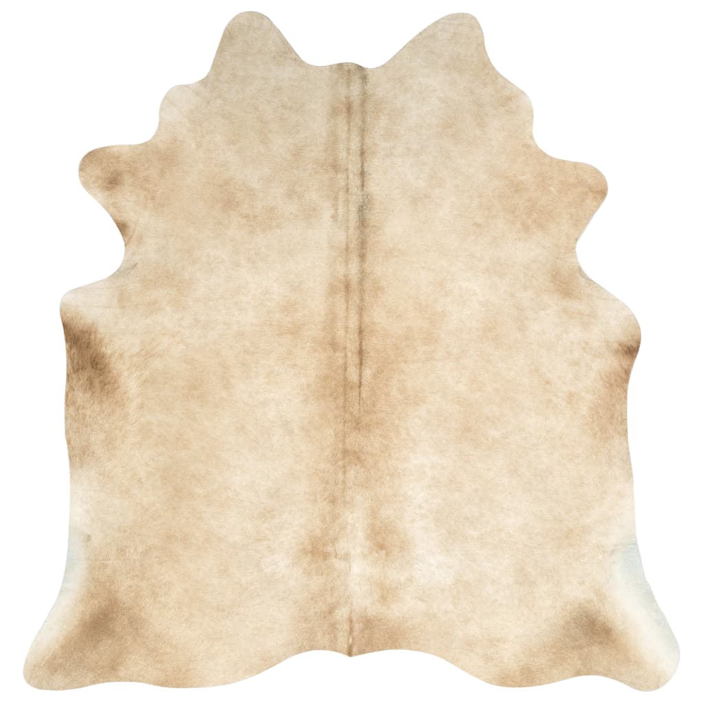Real Cow Hide Rug 150x170 cm Beige