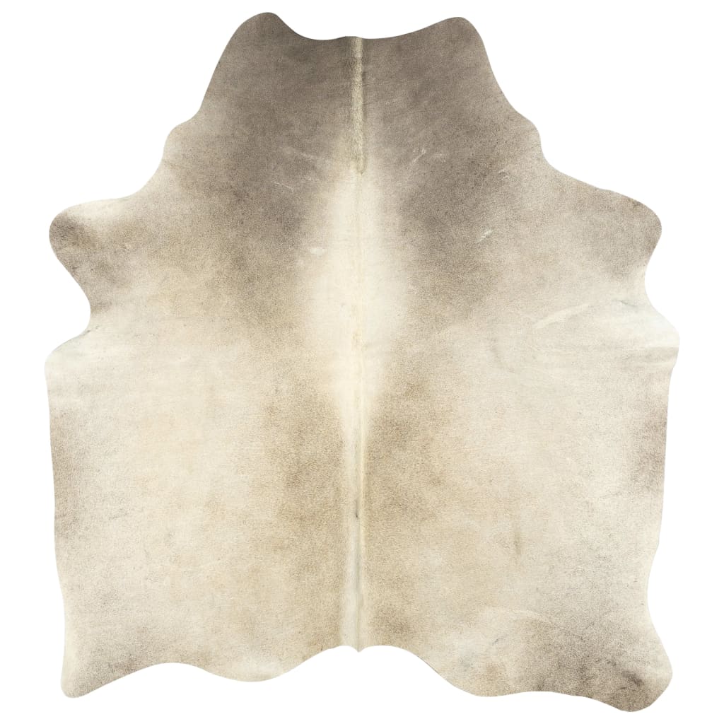 Real Cow Hide Rug 150x170 cm Beige