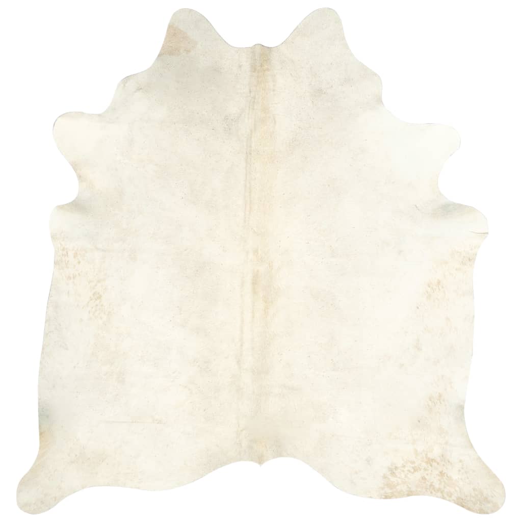 Real Cow Hide Rug 150x170 cm Beige