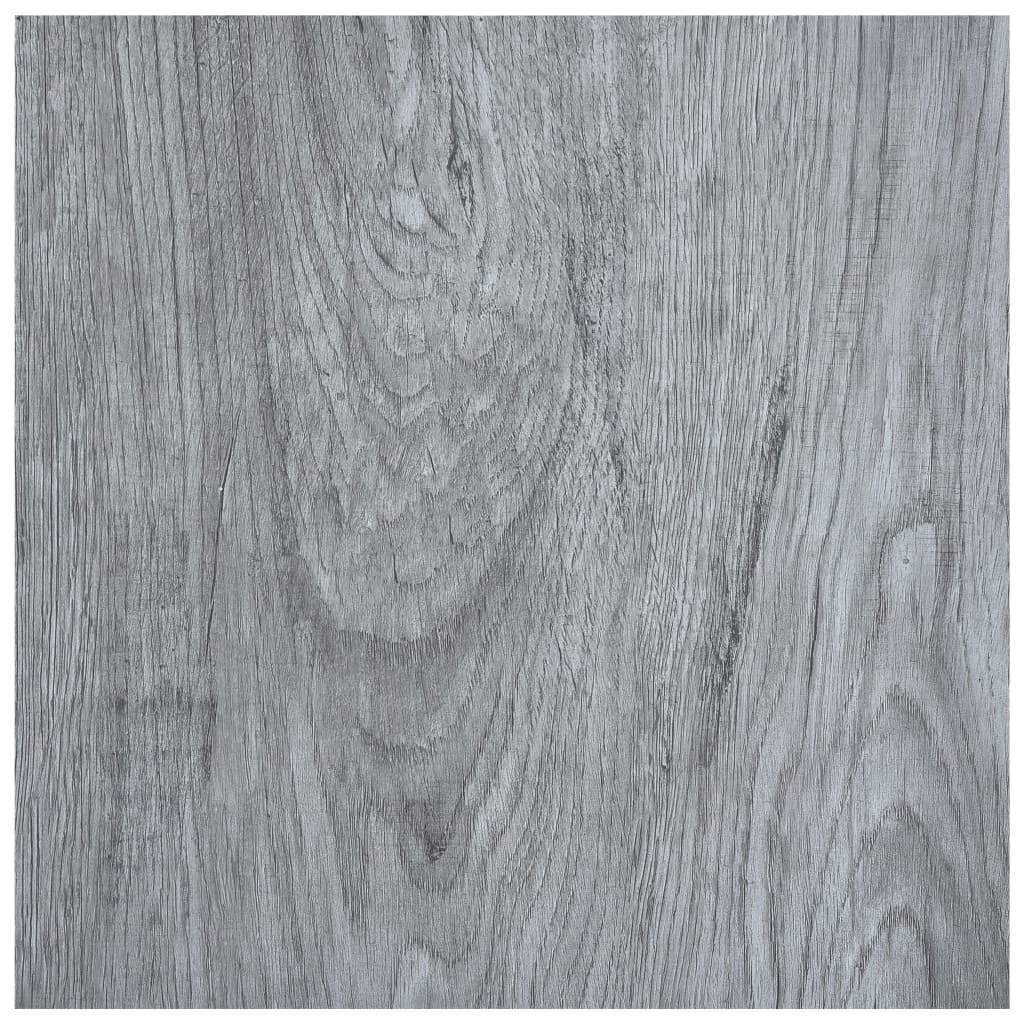 Self-adhesive Flooring Planks 5.11 m² PVC Light Grey