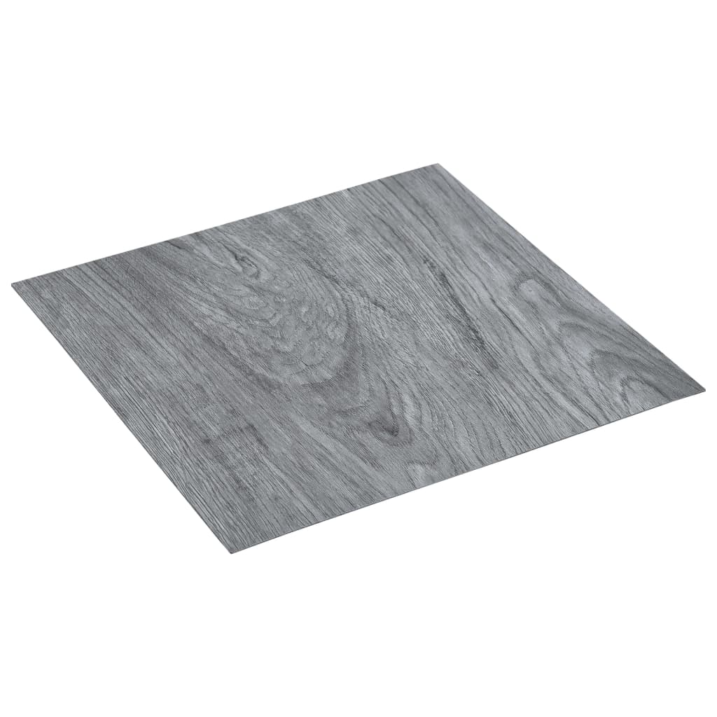Self-adhesive Flooring Planks 5.11 m² PVC Light Grey