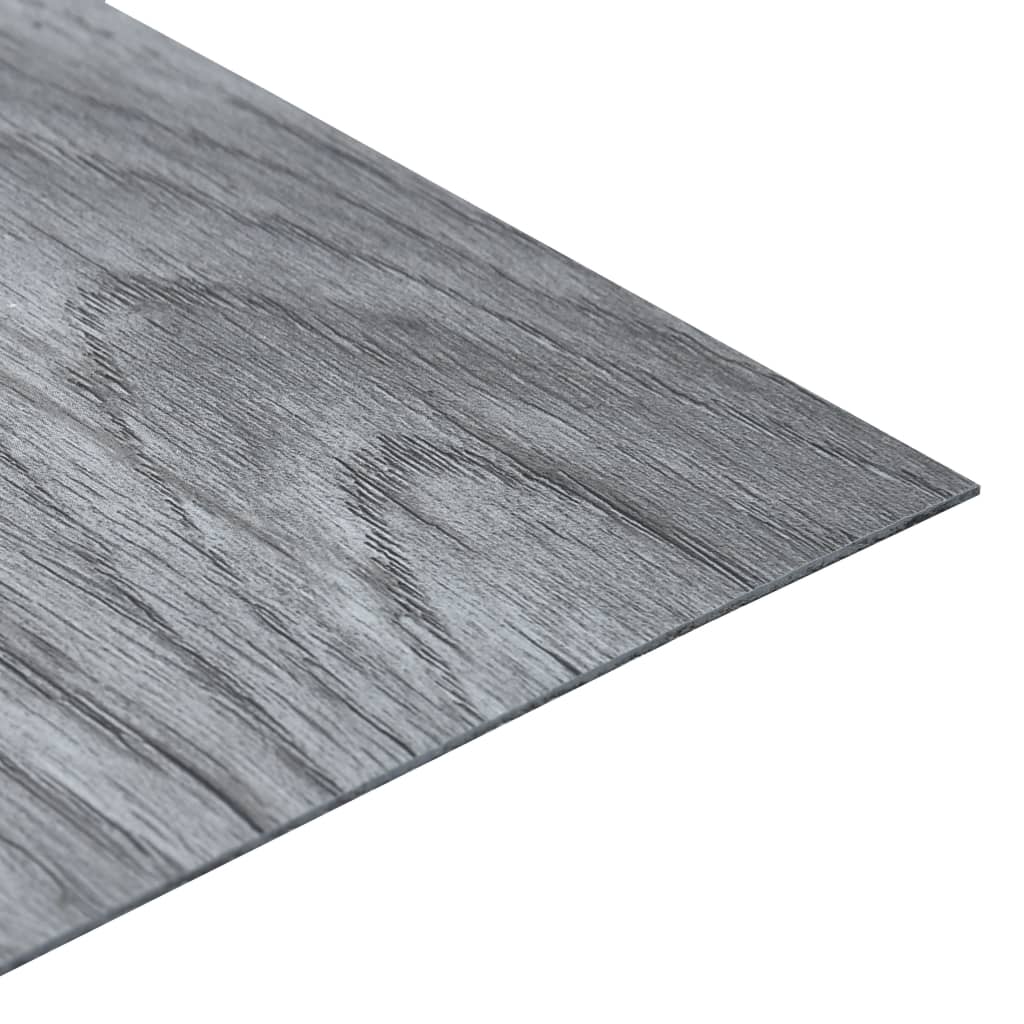 Self-adhesive Flooring Planks 5.11 m² PVC Light Grey
