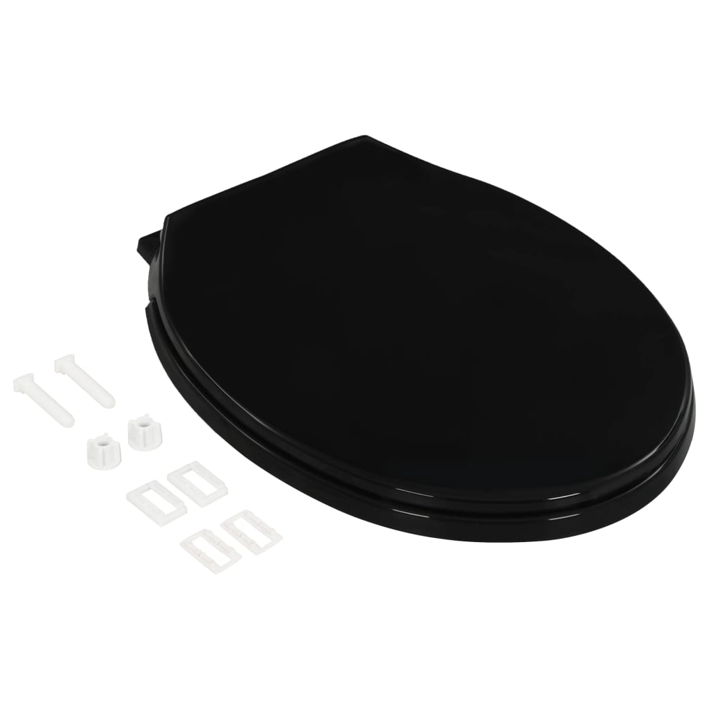 Softclose Toilet Seat with Quickrelease Design Black