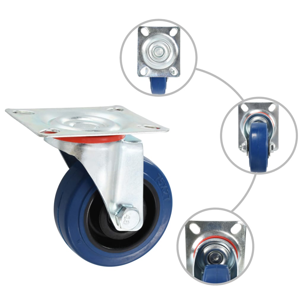 Swivel Casters 4 pcs 75 mm