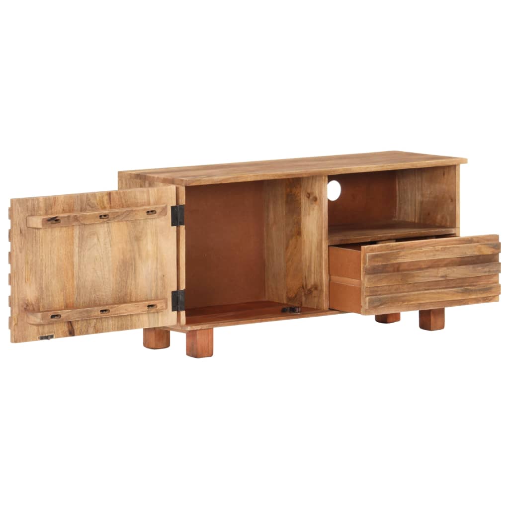 TV Cabinet 90x30x45 cm Solid Mango Wood